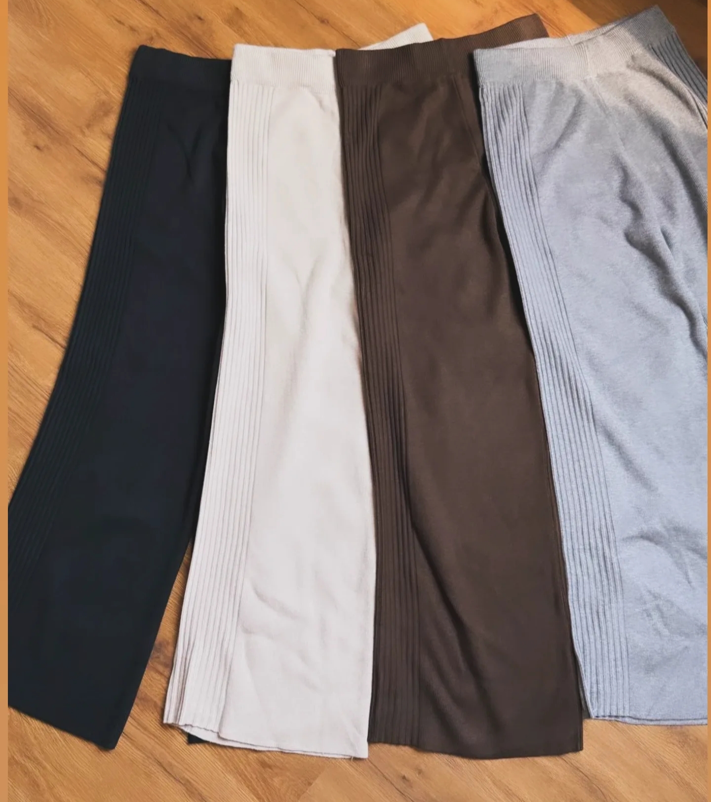 شلوار بافت زنانه نخ پنبه و اسپندکس