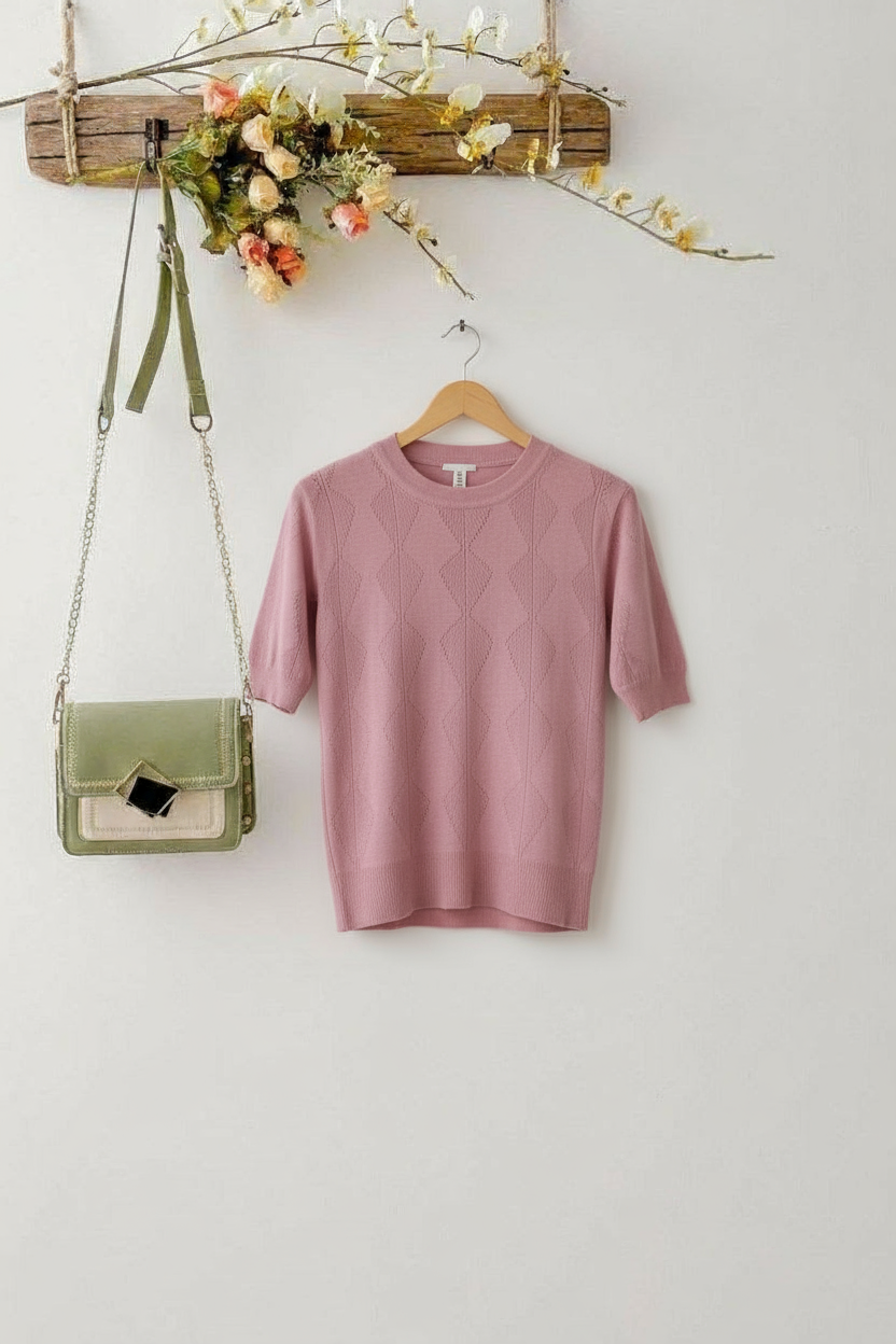 تیشرت بافتنی زنانه فری سایز